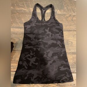 Lululemon Camo Racerback Tank measurements provided because of unknown size